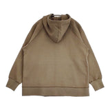 MHL. DRY LOOPBACK JERSEY 595-3269511 ハーフジップ パーカー 23AW ブラウン レディース エムエイチエル【中古】6-0523M∞