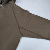 MHL. DRY LOOPBACK JERSEY 595-3269511 ハーフジップ パーカー 23AW ブラウン レディース エムエイチエル【中古】6-0523M∞