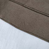 MHL. DRY LOOPBACK JERSEY 595-3269511 ハーフジップ パーカー 23AW ブラウン レディース エムエイチエル【中古】6-0523M∞