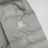 salomon 600 Fill power サイズS ダウンジャケット グレー レディース サロモン【中古】6-0801A∞