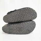 BIRKENSTOCK TOKIO SHEARLING SUEDE LEATHER NARROW 38 ファー 定価30800円 サンダル ブラック レディース ビルケンシュトック【中古】6-0219T♪