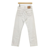 Levi's W29 L32 USA製 501-0612 刻印522 ボタンフライ ジーンズ デニムパンツ 90年代 ホワイト レディース リーバイス【中古】6-0523G∞