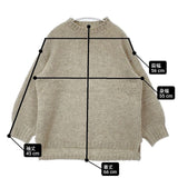 Heart Market ラーベン柄ドルマンプルオーバー FR2112005 セーター ニット ベージュ レディース ハートマーケット【中古】6-0801T∞