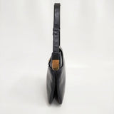 GUCCI オールドグッチ ヴィンテージ レザー ショルダーバッグ ブラック レディース グッチ【中古】6-0509G∞