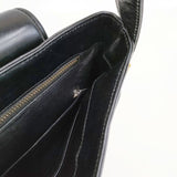 GUCCI オールドグッチ ヴィンテージ レザー ショルダーバッグ ブラック レディース グッチ【中古】6-0509G∞