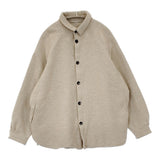 MITTAN ウールシルクキャメルシャツ 定価46200円 SH-108 サイズ3 白茶 長袖シャツ 25AW ベージュ レディース ミタン/ミッタン【中古】6-0219T♪