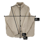 MITTAN ウールシルクキャメルシャツ 定価46200円 SH-108 サイズ3 白茶 長袖シャツ 25AW ベージュ レディース ミタン/ミッタン【中古】6-0219T♪