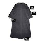 atelier Rough atour ラフ アトゥール 日本製 コットン カシュクール ワンピース ブラック レディース【中古】6-0523M∞