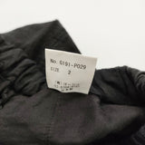 ゴーシュ リネン イージーパンツ G191-P029 サイズ2 パンツ ブラック レディース ゴーシュ【中古】6-0403M♪