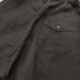 ゴーシュ リネン イージーパンツ G191-P029 サイズ2 パンツ ブラック レディース ゴーシュ【中古】6-0403M♪