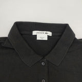 LACOSTE サイズ40 半袖 ポロシャツ ブラック レディース ラコステ【中古】6-0611S∞