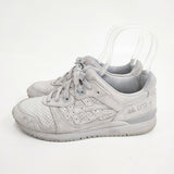 asics GEL-LYTE III OG ピッグスキンスエード 定価14300円 1201A050 24.5cm スニーカー グレー レディース アシックス【中古】6-0420G◎