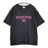 ROKU 6 BEAUTY&YOUTH NYC THE CITY OF NEW YORK サイズM 半袖Ｔシャツ カットソー ブラック レディース ロクビューティアンドユース【中古】6-0506S◎