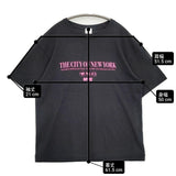 ROKU 6 BEAUTY&YOUTH NYC THE CITY OF NEW YORK サイズM 半袖Ｔシャツ カットソー ブラック レディース ロクビューティアンドユース【中古】6-0506S◎