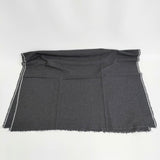 YAECA CONTEMPO 新品 カシミヤ100％ 定価52800円 51953 ストール チャコールグレー レディース ヤエカコンテンポ【中古】6-0227T♪#