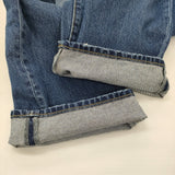 FORK&SPOON JFデニムストレートパンツ コットン サイズ2 DFA6-24V066 デニムパンツ 25AW ブルー レディース フォークアンドスプーン【中古】6-0227G♪