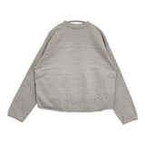 45R/45rpm でこぼこ天竺の908アウターTシャツ トップ 定価38500円 長袖Ｔシャツ カットソー ロンＴ グレー レディース フォーティーファイブアールピーエム【中古】6-0624M∞