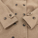theory luxe ULLI BOUCLE ブークレ サイズ38 コート ベージュ レディース セオリーリュクス【中古】6-0219A♪