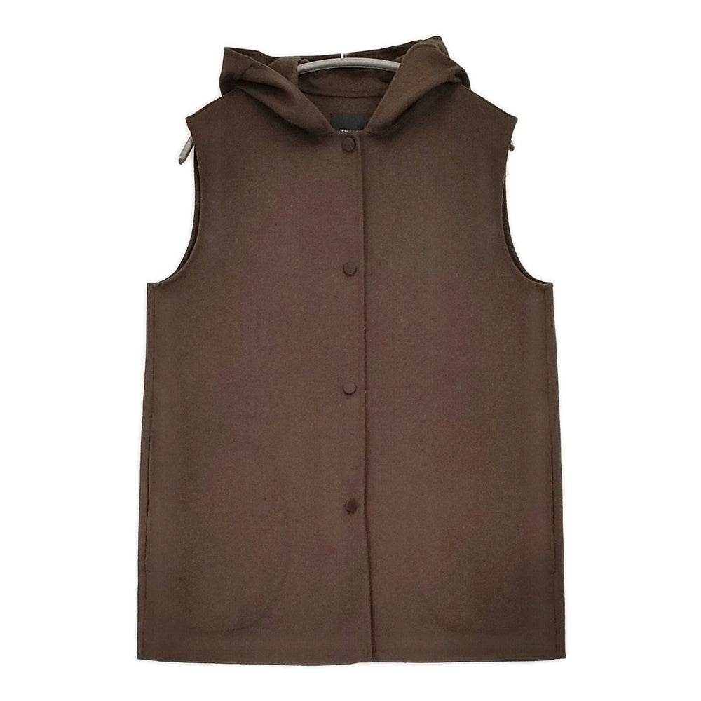 theory CLAIRENE VEST DF NEW DIVIDE GC LT サイズS ウールカシミヤ ベスト ブラウン レディース セオリー【中古】6-0219T♪ theory CLAIRENE VEST DF NEW DIVIDE GC LT サイズS ウールカシミヤ