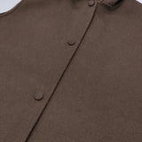 theory CLAIRENE VEST DF NEW DIVIDE GC LT サイズS ウールカシミヤ ベスト ブラウン レディース セオリー【中古】6-0219T♪