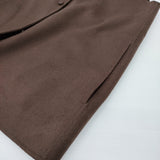 theory CLAIRENE VEST DF NEW DIVIDE GC LT サイズS ウールカシミヤ ベスト ブラウン レディース セオリー【中古】6-0219T♪