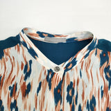 theory luxe AIMEE SUMMER BREEZE PRINT ノースリーブ ブラウス シャツ マルチカラー レディース セオリーリュクス【中古】6-0611S∞
