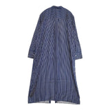 theory luxe SHELBI BOTAN ストライプ シャツワンピ ワンピース ネイビー ホワイト レディース セオリーリュクス【中古】6-0523M∞