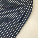 theory luxe SHELBI BOTAN ストライプ シャツワンピ ワンピース ネイビー ホワイト レディース セオリーリュクス【中古】6-0523M∞