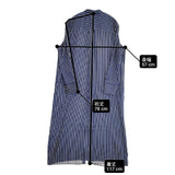 theory luxe SHELBI BOTAN ストライプ シャツワンピ ワンピース ネイビー ホワイト レディース セオリーリュクス【中古】6-0523M∞