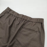 theory luxe FEBIA RIBBLE サイズ40 ウール イージー パンツ ブラウン レディース セオリーリュクス【中古】6-0219T♪