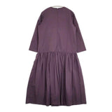 23区 未使用 APPLAUDIR ソフトタフタ ドレス 定価39600円 OPAPSA0721 ワンピース 23AW パープル レディース ニジュウサンク【中古】6-0624M∞