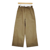 23区 SLOW ライトタンブラータフタワイドパンツ サイズ38 定価18920円 PRSWGA0930 パンツ 25AW カーキ レディース ニジュウサンク【中古】6-0227M♪