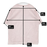 23区 SLOW 23区 MVSコットン デザイン ロゴ 半袖Ｔシャツ カットソー 24SS ピンク レディース ニジュウサンク【中古】6-0611S∞