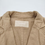 nest Robe UpcycleLino ノースリーブトレンチベスト 01231-1305 リネンコットンロングベスト 23SS ベージュ レディース ネストローブ【中古】6-0403M♪