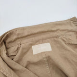 nest Robe UpcycleLino ノースリーブトレンチベスト 01231-1305 リネンコットンロングベスト 23SS ベージュ レディース ネストローブ【中古】6-0403M♪