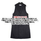 nest Robe/UpcycleLino ノースリーブトレンチベスト 01231-1305 ベスト 23SS ネイビー系 レディース ネストローブ/アップサイクルリノ【中古】6-0624M∞
