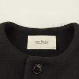 nest Robe 二重織りビーバー ロングジレ 01224-1279 ベスト 22AW ブラック レディース ネストローブ【中古】6-0219T♪