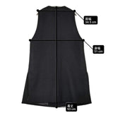 nest Robe 二重織りビーバー ロングジレ 01224-1279 ベスト 22AW ブラック レディース ネストローブ【中古】6-0219T♪