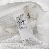 nest Robe クルーニーレースベスト 定価29700円 01251-1103 ベスト 25SS ホワイト レディース ネストローブ【中古】6-0227M♪