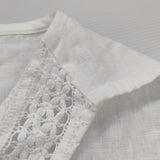 nest Robe クルーニーレースベスト 定価29700円 01251-1103 ベスト 25SS ホワイト レディース ネストローブ【中古】6-0227M♪