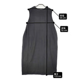 nest Robe リネンインレー 01232-1390 ノースリーブ ワンピース 23SS ブラック レディース ネストローブ【中古】6-0611S∞