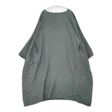 nest Robe 01193-1302 リネンドルマントラペーズワンピース ワイドシルエット ワンピース グリーングレー レディース ネストローブ【中古】6-0511M△
