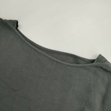 nest Robe 01193-1302 リネンドルマントラペーズワンピース ワイドシルエット ワンピース グリーングレー レディース ネストローブ【中古】6-0511M△