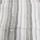 nest Robe リネンストライプジレドレス 24SS 01241-1039 サイズF ワンピース ホワイト グリーン レディース ネストローブ【中古】6-0506S◎