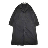 nest Robe スーピマコットンステンカラーコート 01231-1331-8 ステンカラーコート 23SS ブラック レディース ネストローブ【中古】6-0523M∞