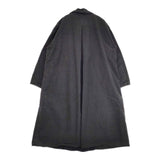 nest Robe スーピマコットンステンカラーコート 01231-1331-8 ステンカラーコート 23SS ブラック レディース ネストローブ【中古】6-0523M∞