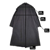 nest Robe スーピマコットンステンカラーコート 01231-1331-8 ステンカラーコート 23SS ブラック レディース ネストローブ【中古】6-0523M∞