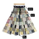 nest Robe パッチワークASSORTスカート インド製 151241-0004 ロングスカート 24SS マルチカラー レディース ネストローブ【中古】6-0523M∞