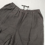 nest Robe リネン ファティーグ パンツ 01214-1146-1 パンツ チャコールグレー系 レディース ネストローブ【中古】6-0523G∞
