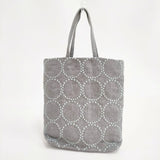 mina perhonen tambourine toast bag トーストバッグ 刺繍 トートバッグ グレー レディース ミナペルホネン【中古】6-0521G∞